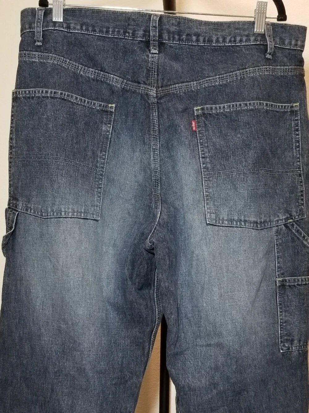 Vintage Levi's Mens 36x30 Carpenter Jeans Blue Baggy Skater Y2K Streetwear Retro